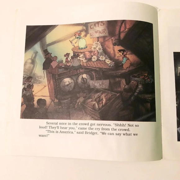 Vintage 1986 Lot of 2 An American Tail  Books Little Lost Fievel The Moss Street - Picture 6 of 16